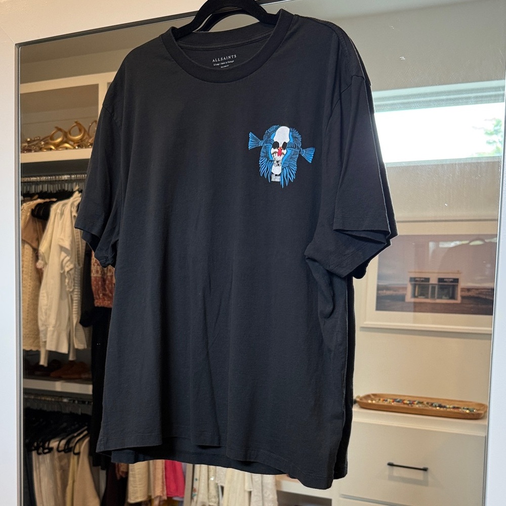 All Saints Black Tee